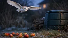 Eulen im Garten: warum sie bei Fallobst auftauchen und was wirklich dahintersteckt