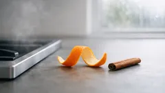 Orangenschalen mit Zimt auskochen: natürlicher Raumduft in 15 Minuten