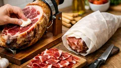 Angeschnittener Serrano richtig lagern: So bleibt der Schinken aromatisch und saftig