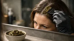 Graue Haare mit Henna abdecken: so klappt die natürliche Färbung ohne Chemie