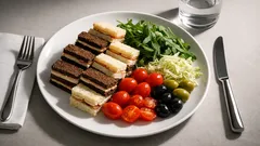 Mini-Sandwiches und Gemüse: so funktioniert das Tellerprinzip ohne Verzicht