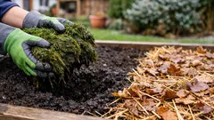 Mulchen im Dezember: warum frischer Rasenschnitt dein Beet im Winter ersticken kann